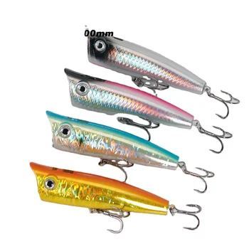 Fishing Popper Big Mouth Minnow Pencil Crank Baits Bass Trout With Hooks Hard Plastic Surface Floating Lure – Minnow – view 3