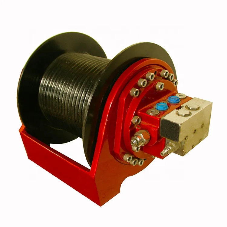 INI Grooved Automatic Safe Fail Brake Drum 15 Ton Hydraulic Winch