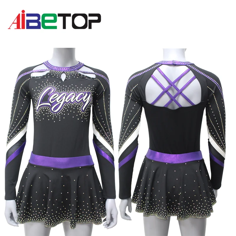 OEM Wholesale  Custom Comfortable Competition Cheerleading Uniform Design Your Own Cheerleader Uniforms