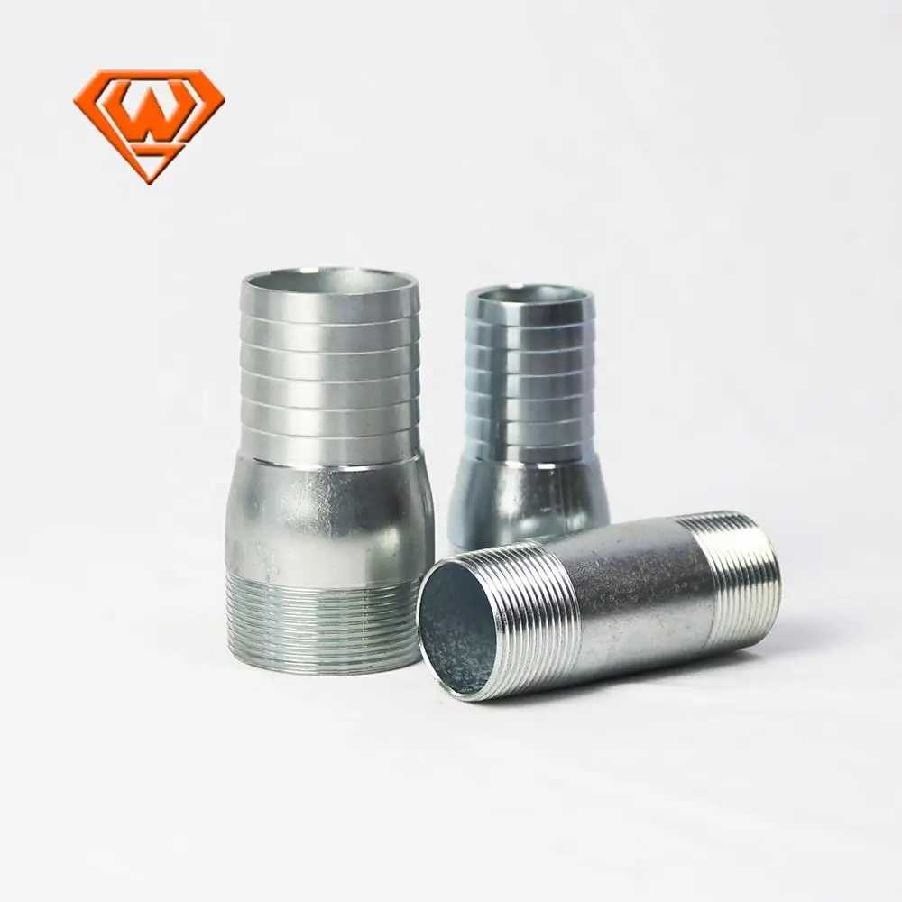 NPT/BSP Threaded Seamless POE PBE TOE TBE Equal Pipe Nipple PBE