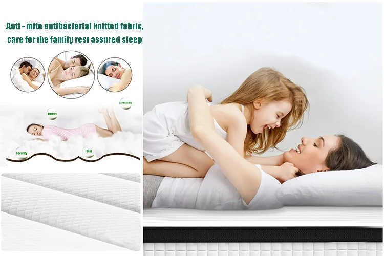 Cheap cotton 25cm high bed mattress density memory foam mattress