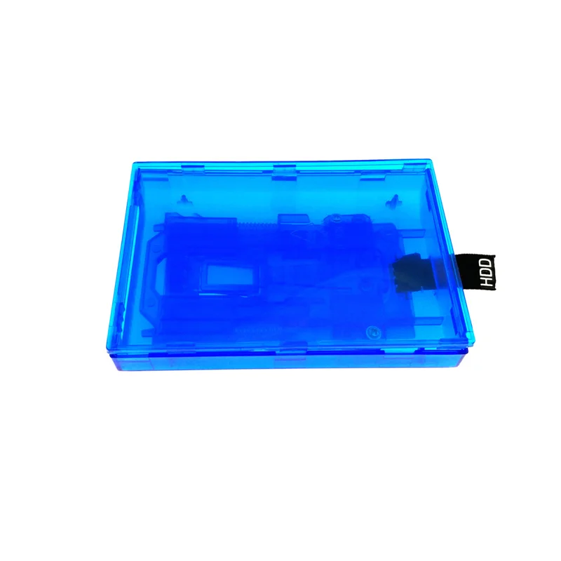 For XBox 360 S for 360 Slim Hard Drive Shell Case Older for XBox 360 Hard Drive Slim CLEAR BLUE