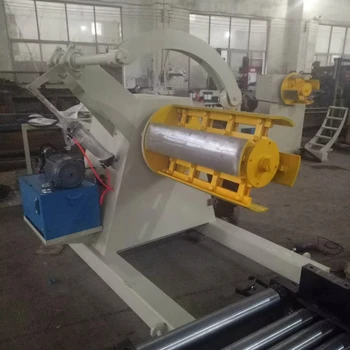 For sale orange red and sand manual decoiling heavy hydraulic steel coil decoiler Unwinding machine Uncoiler