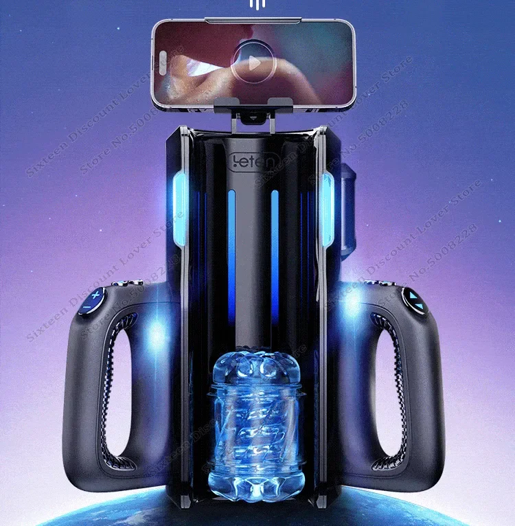 Leten Automatic Masturbation Machine Telescopic Thrusting Aircraft Cup Male Masturbator Robot