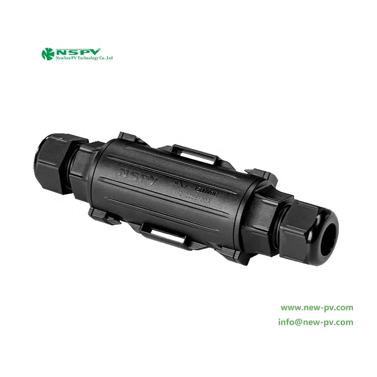 High Quality IP68 Waterproof Solar Fuse Connectors 1500VDC Max. 100A for Power Applications Solar Energy System
