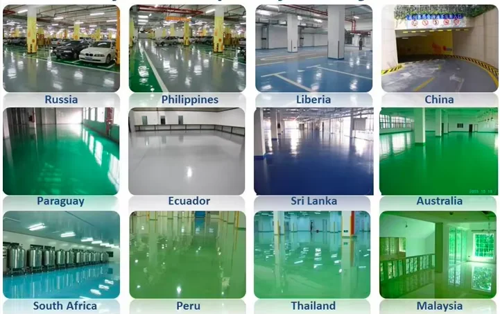 Factory Warehouse Epoxy Floor Paint Coating factory