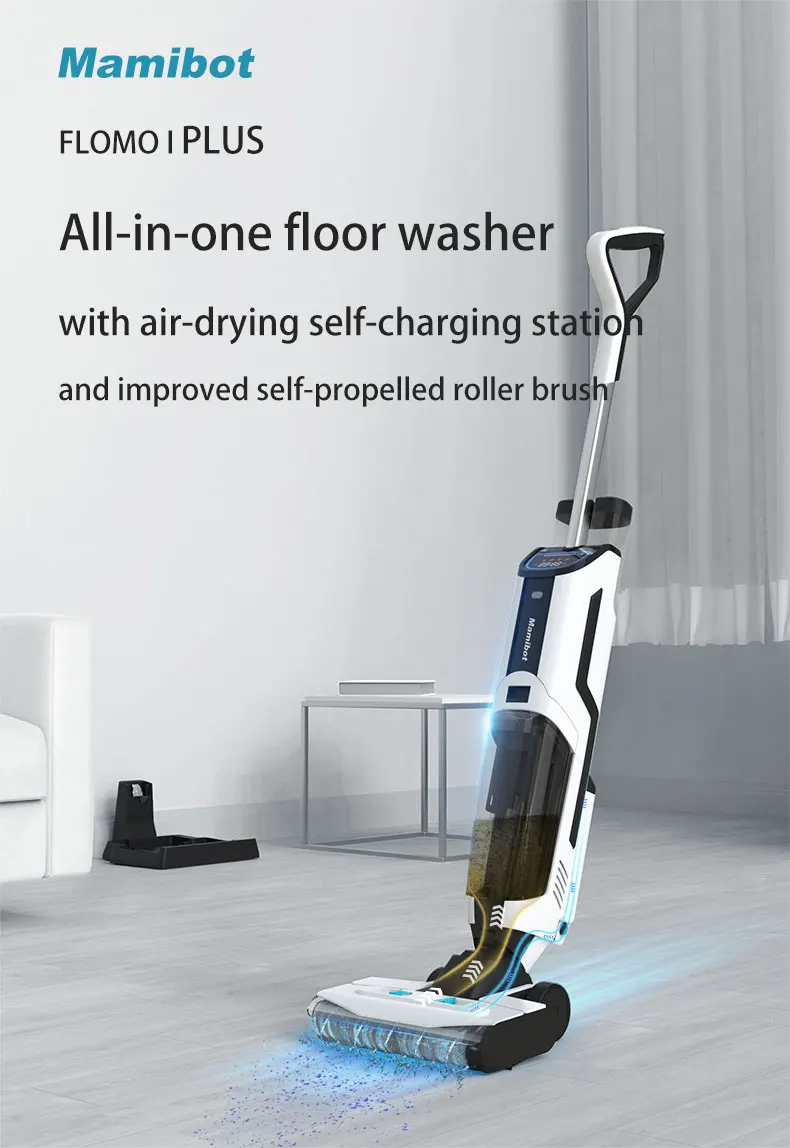 Mamibot The 5th Generation Floor Washer And Vacuum Cleaner Flomo I Plus ...