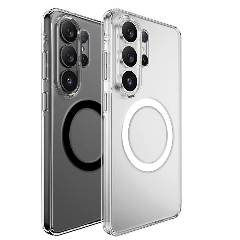 Customized shockproof Anti-yellowing Transparent Magnetic Mobile Phone Case Lens Protective For Samsung S26 Ultra S26+ OEM