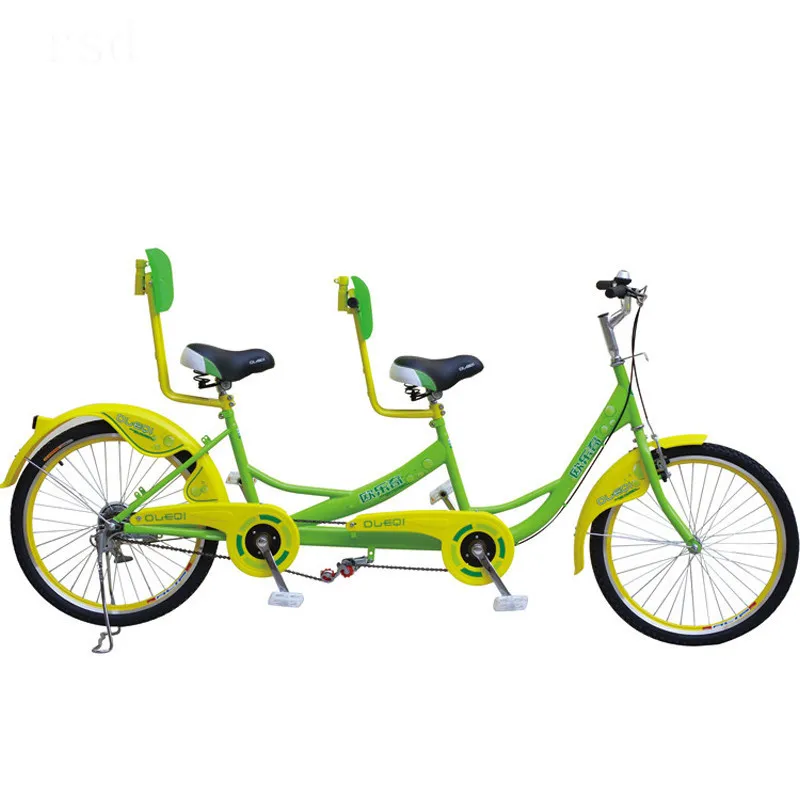 26インチ 3人乗り格安タンデム自転車 シティバイク/楽しい観光用3人