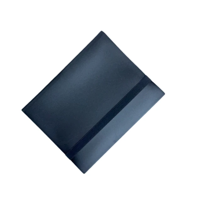 Black PP Material Card Holder Folder Binders With 9 Pockets Binder