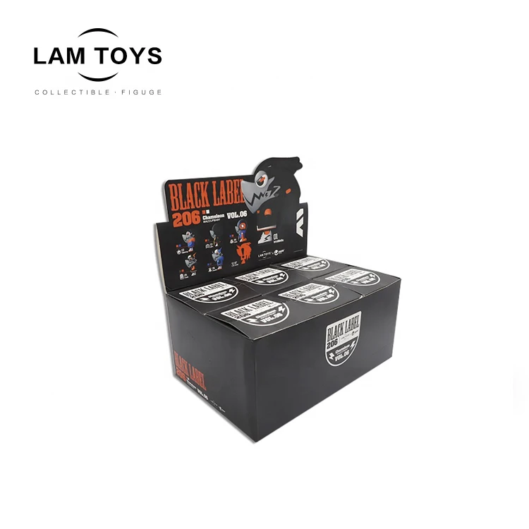 Lamtoys Professional Manufacturer 6PCS Chameleon Blind Box Toys Vinyl Pvc Cartoon Action Figure