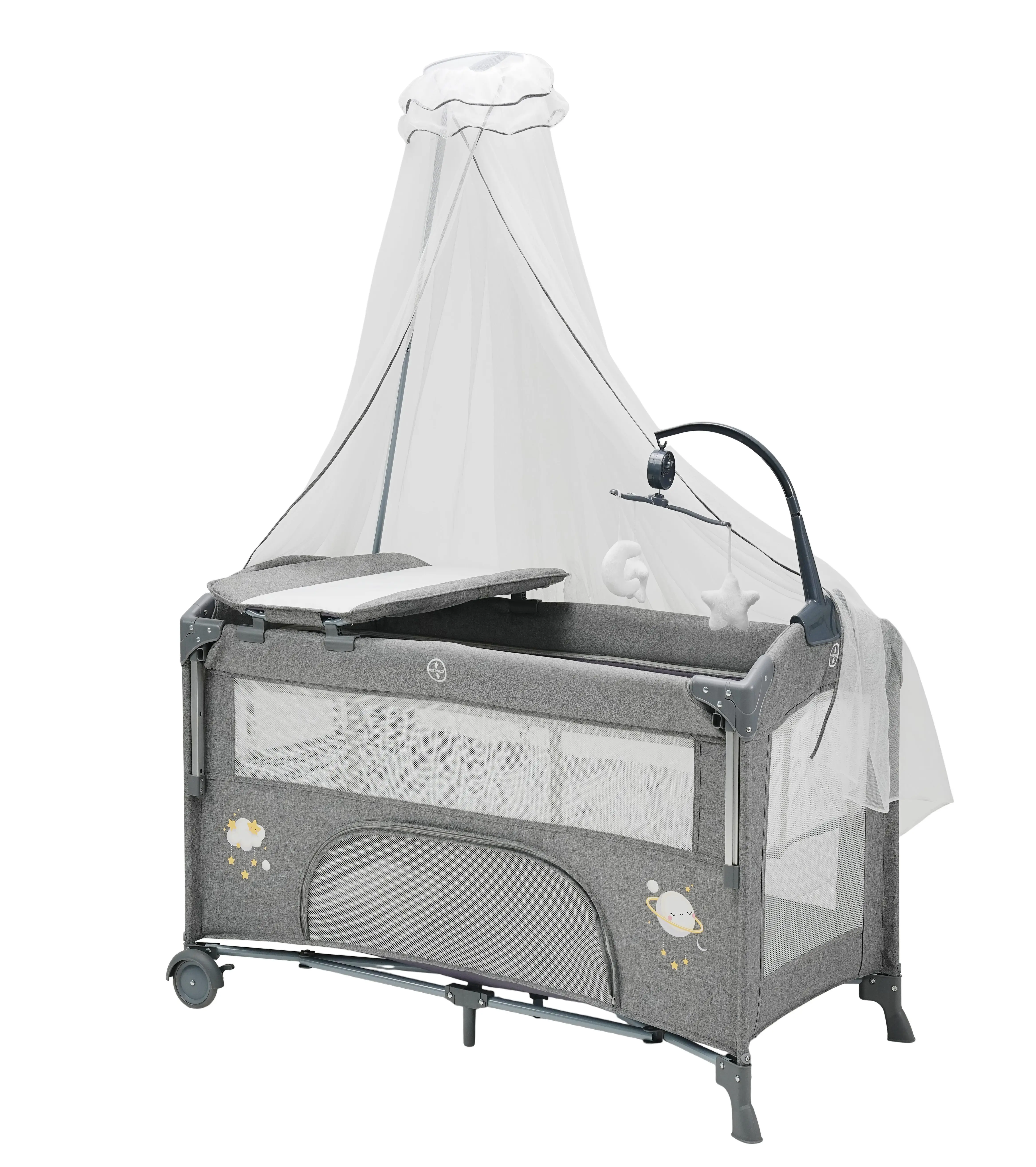 KDD08 Cool Baby New Multifunctional Baby Playpen With Music Toy Bar
