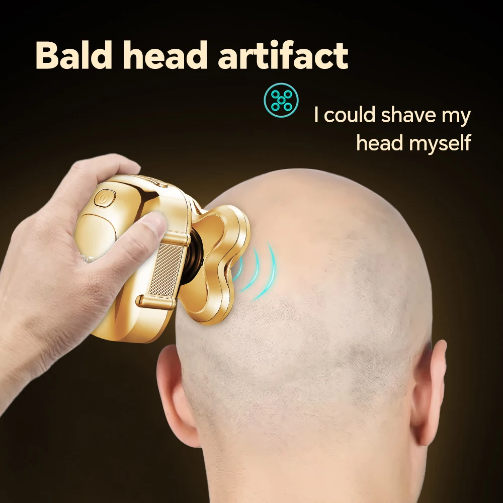 Five Blade Full Body Washing Electric Shaver Self-Shaving Divine Tool for Head Shaving Special Machine Head Shaving Shaver supplier