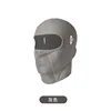 Ice silk short style with eyeglass eye holes, gray