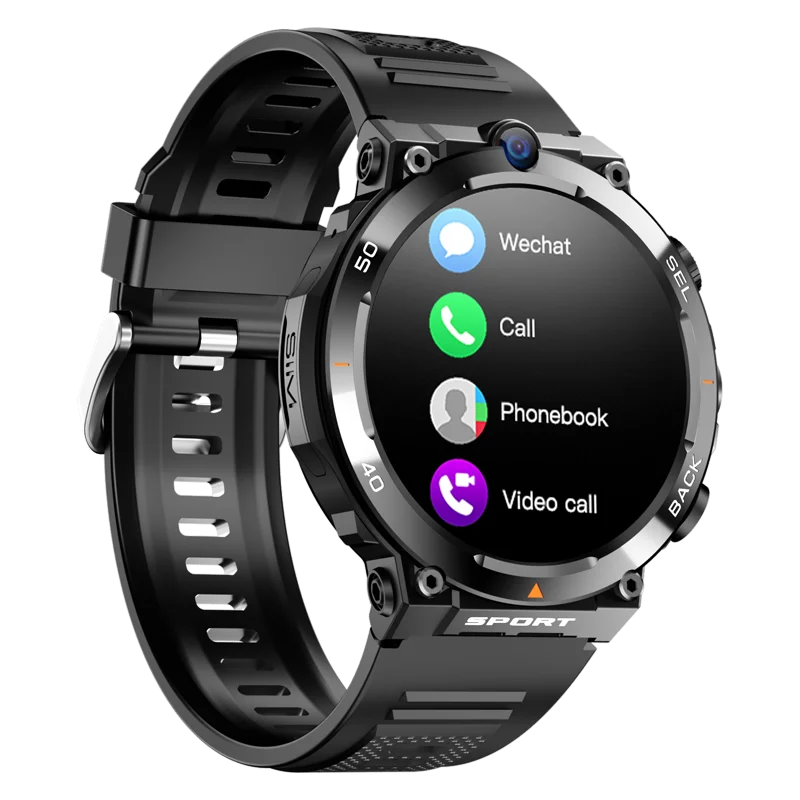 Newest 4G Adult Android 8.1 Smart Watches 1.39 Inch Support BT Sim Card GPS UIM Card Round Phone Watch With Google Play