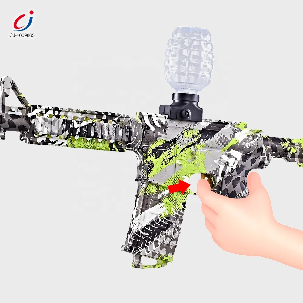 Chengji Hot Style Battery Operated Electric Toy Gun Shooting M4 Graffiti Electric Toy Gun Bullet Toy Guns for Boys