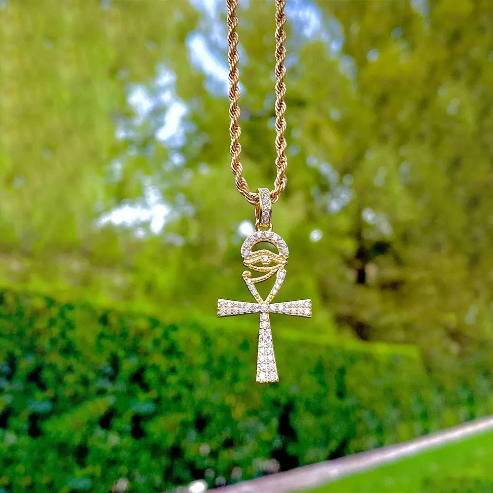 Ankh necklace Ankh pendant Egyptian cross, Wood necklace – Art Carving Shop