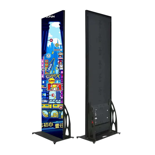 Indoor Digital Signage P3 LED Window Banners Video Wall Board LED Display Poster Screen
