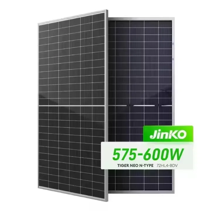 In Stock Jinko 590W N-Type Solar Panel Bifacial Module for Solar