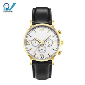 Sapphire Fashion Analog Stainless Steel Chronograph Quartz Watch Miyota Movement Glass Dial Water Resistant 5BAR Auto Date