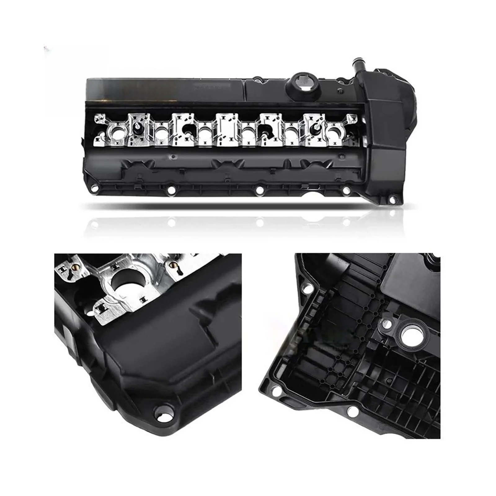 Cylinder Head Cover Valve Rocker Arm Cover For BMW 3 5 Z Series E36 323i 328i M3 E39 528i E36 E37 E38 Z3 11121703341 11121748630 manufacture