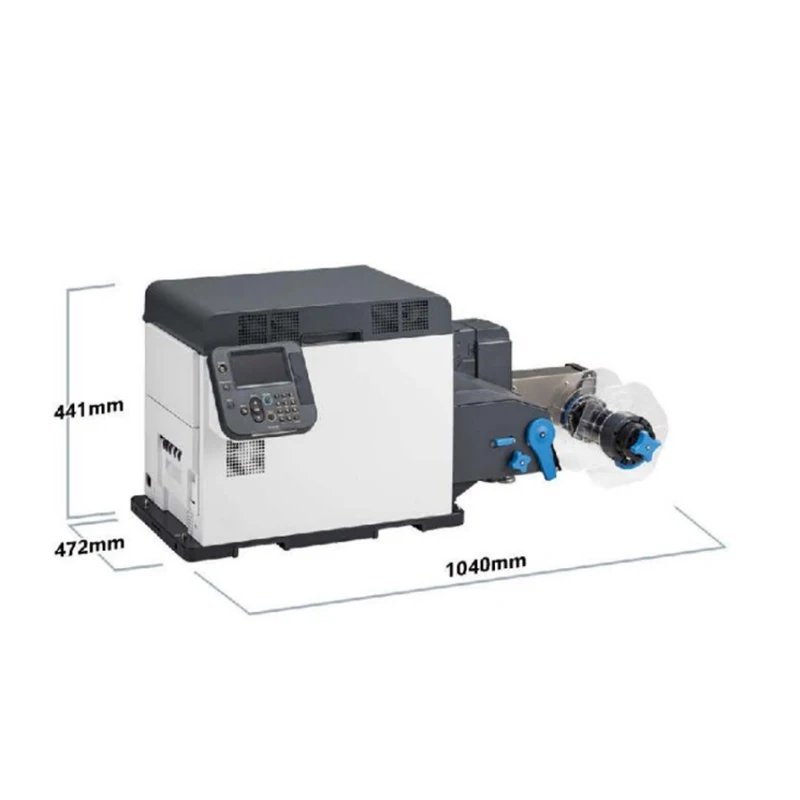 Barcode Sticker Custom Label Printer Price for Small Business Roll to Roll Digital Clothes Product Label Printing Machine