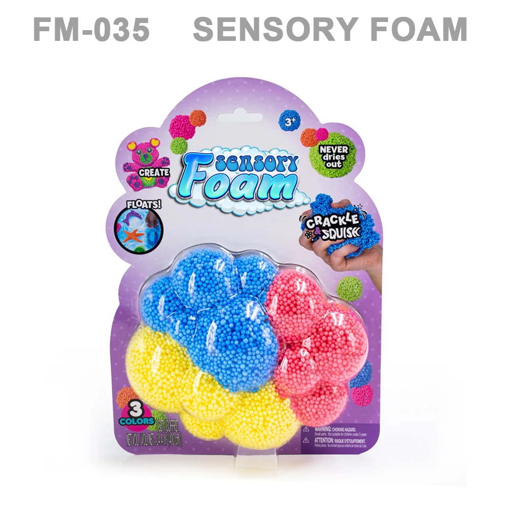 Education Toy Soft Polymer Foam Putty Snow Putty Foam Fun FOAM PLAY Mermaid Putty