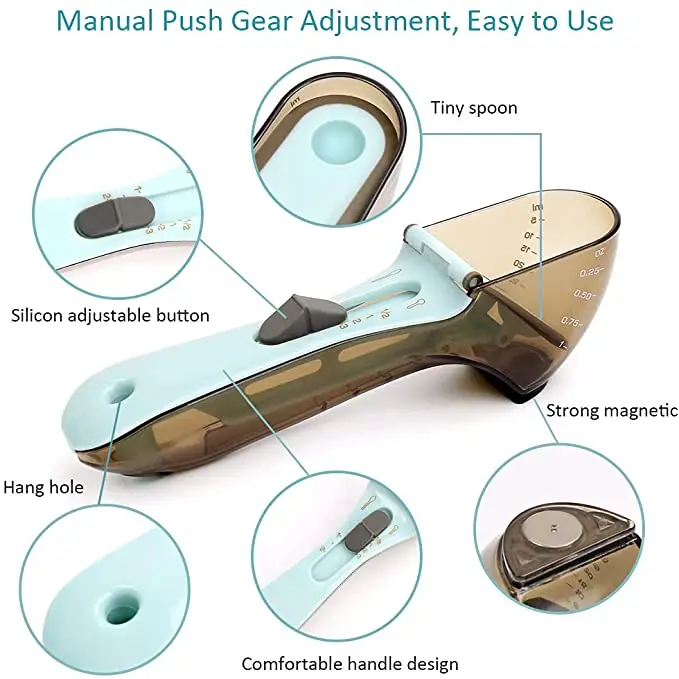 Adjustable Measuring Cups & Multi-functional Spoons Set