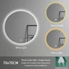 Three Color Backlit Light / EU Plug