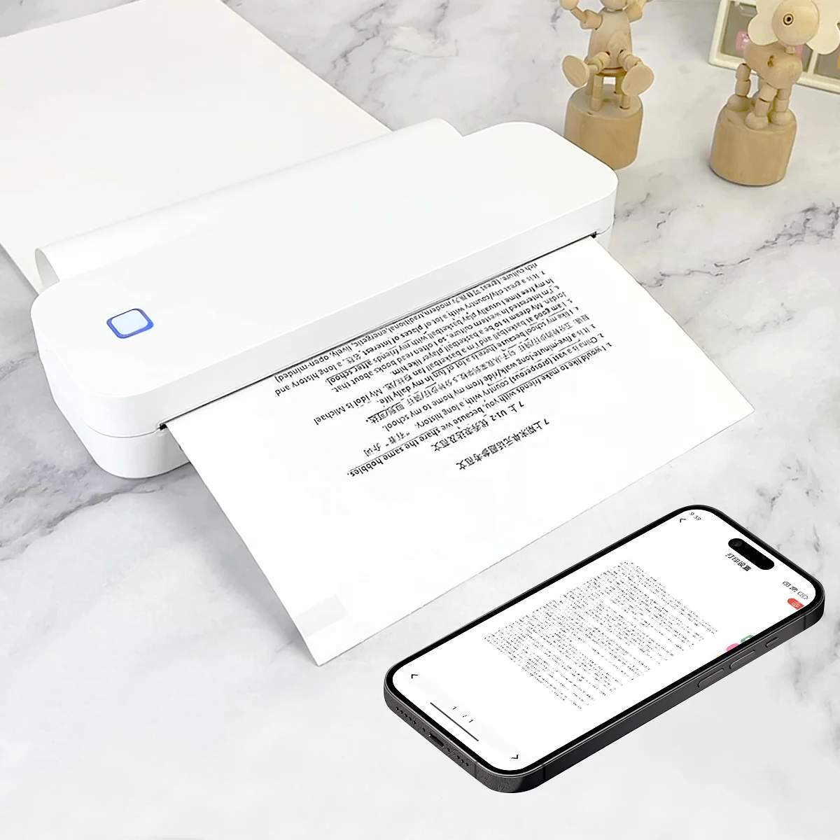 Marklife Marklife D210ポータブル　
プリンター Marklife D210 A4 Portable Thermal Printer,Supports 8.26