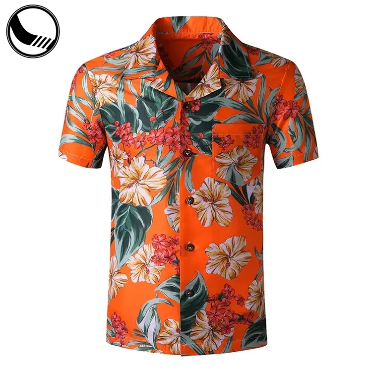 BETHERIVAL Aloha Casual Camp Short Sleeve 100 Polyester Short Sleeve Hawaiian Tropical Men's Kid Hawaiian Shirt and Shorts factory