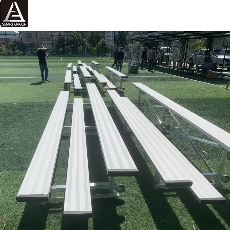 Durable, Comfortable, and Adjustable Aluminum Bleachers