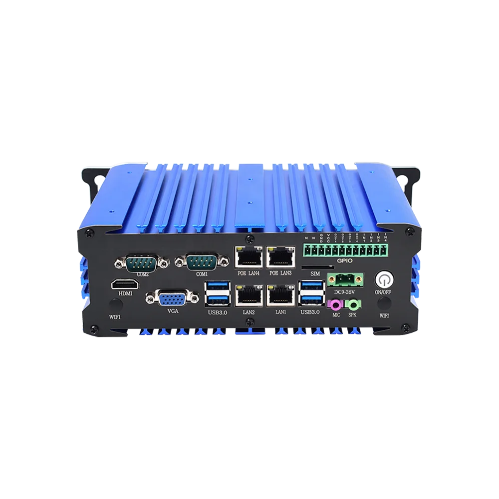 64GB Automation Pc Itx industrial Pc with 4 Lan 2POE HD VGA Embedded