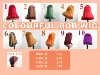 Perruques de couleur promotion