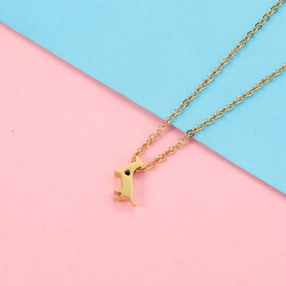 Dog Pendant Necklace