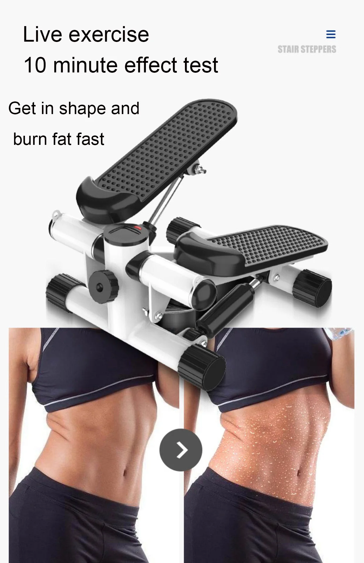 Home Fitness Equipment Multifunctional Aerobic Stepper Indoor Small