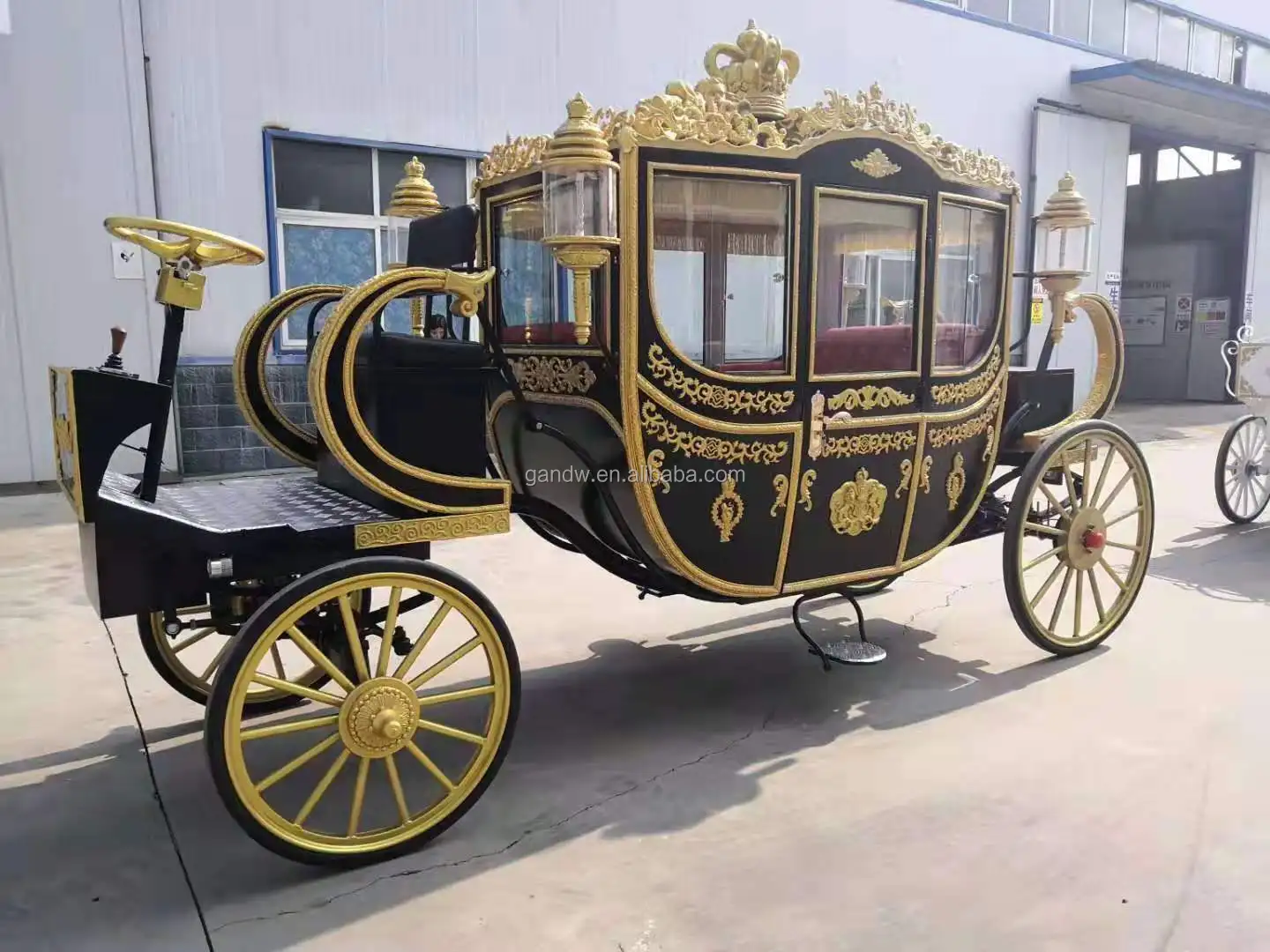 Wedding Horse Cart Sightseeing Horse Driving Cart Wagon European