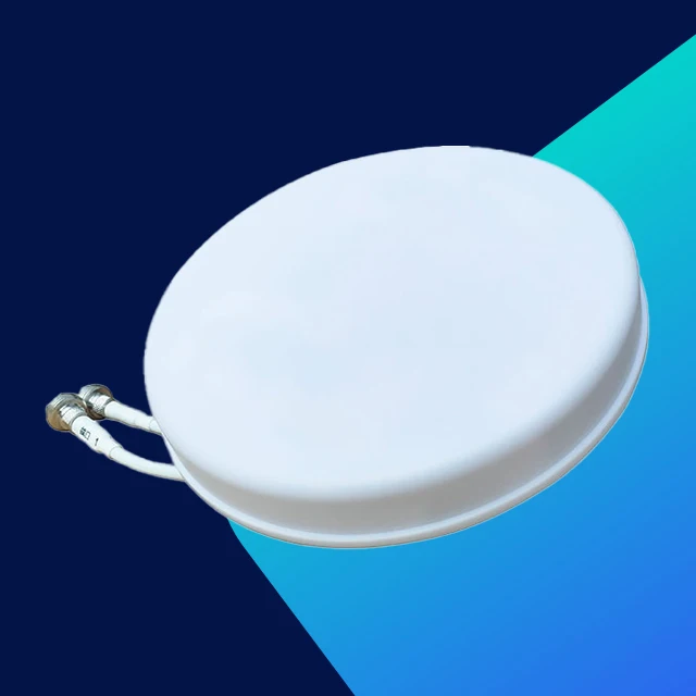 Dependable Ultra-thin MIMO Ceiling Antenna for Concealed Installation in Conference Rooms Dual-Polarization Ceiling Antenna