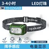 TD-0296A Green Mini Headlamp [Built-in 900mAh Battery]