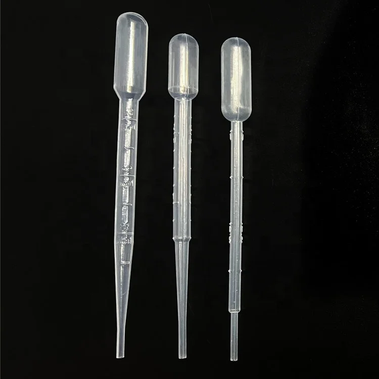 Laboratory Plastic Pipette Pasteur Pipette 3ml Transfer Pasteur Pipette