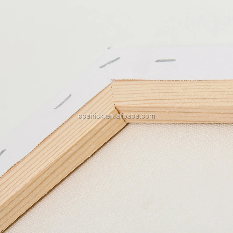 2024 Art Supplies 380g 30cm Hexagon Stretched Canvas for