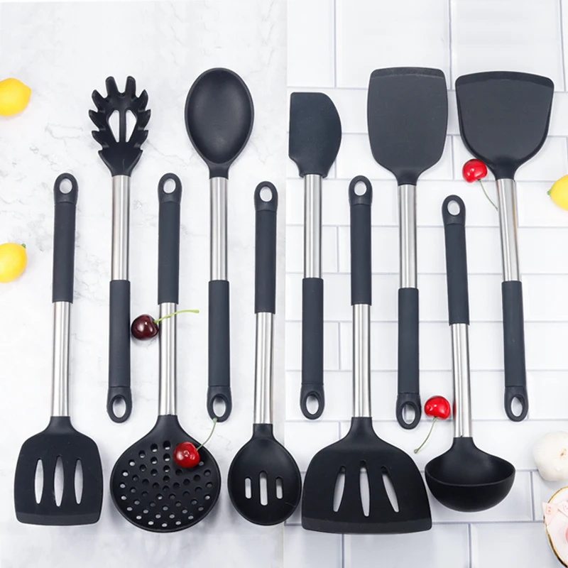 10 Pcs Kitchen Utensils And House Hold Appliances Stainless Steel