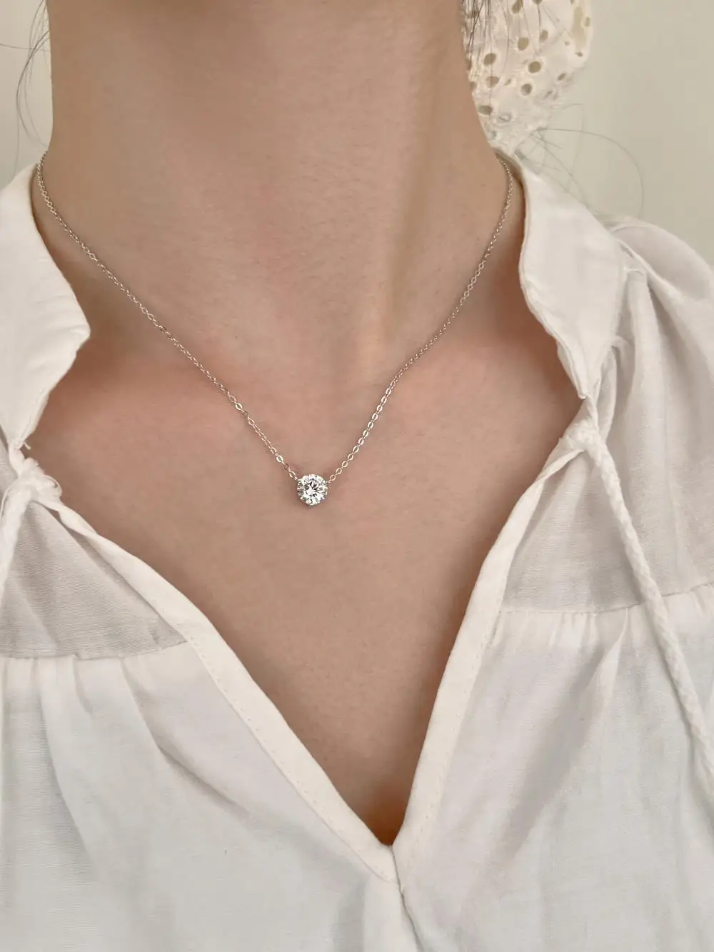 KAKODIY fashion new gold-plated 925 sterling silver boutique jewelry round pendant necklace detail 8