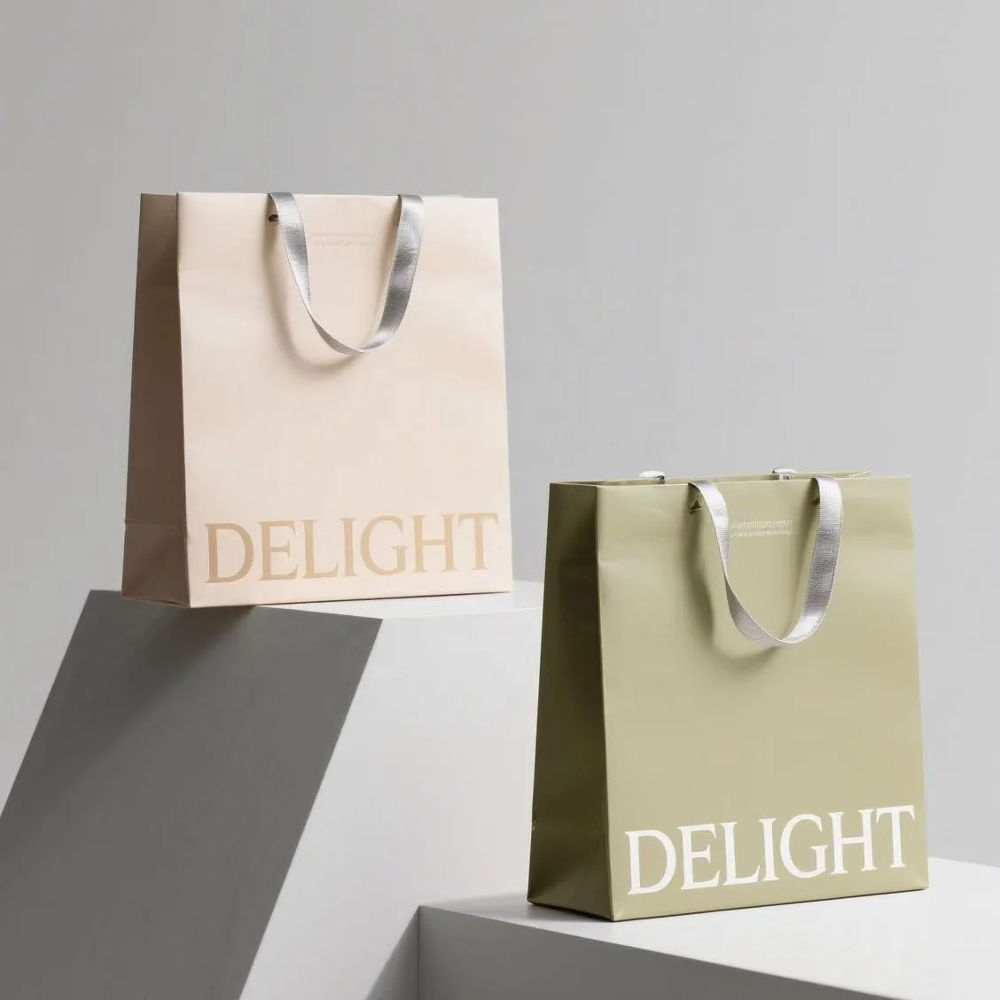 Customized Size Custom Paper Shopping Bag Luxury Printed Paper