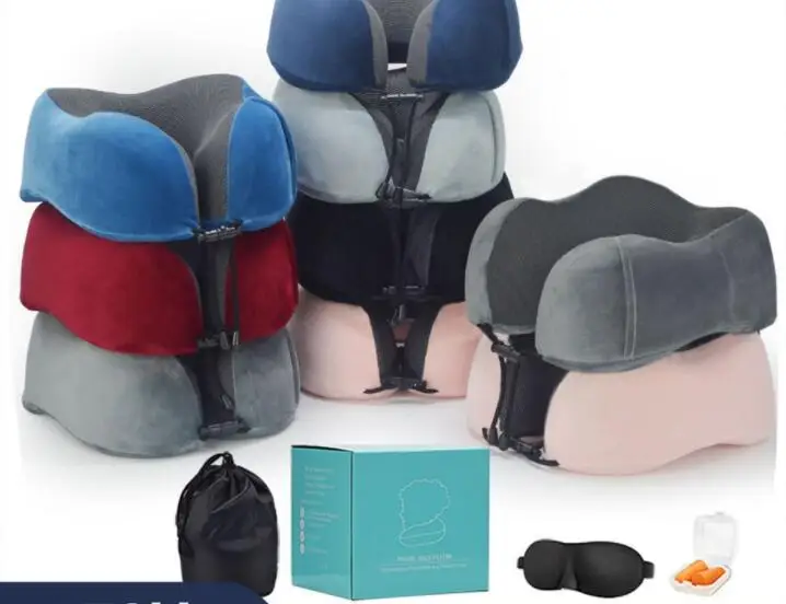 Latest  Car Neck Memory Foam  Pillow Travel Neck Pillow for Car Office Comfortable Memory Foam Pillow