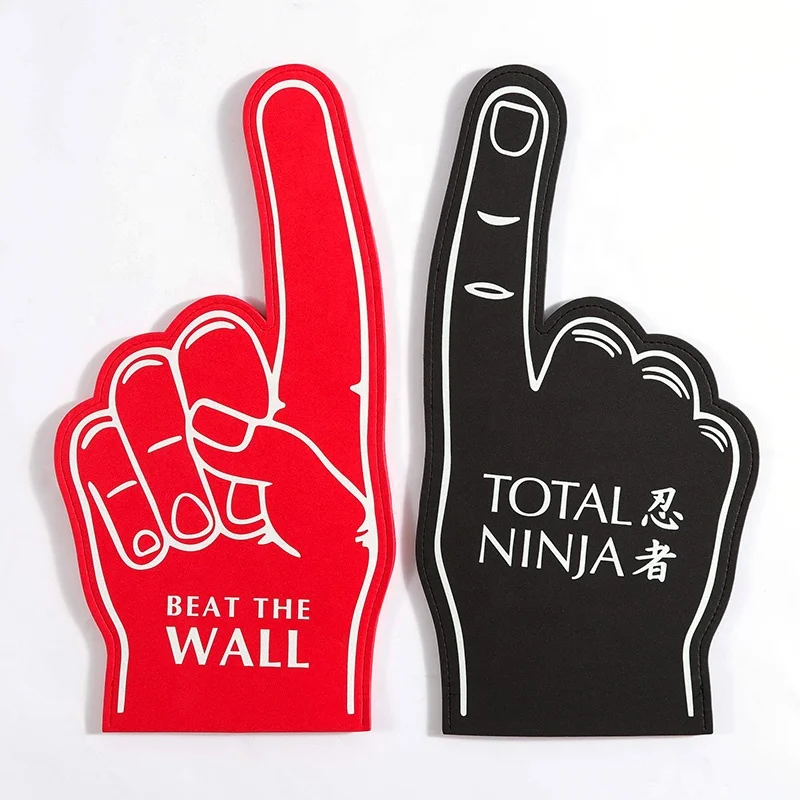 Custom Logo Cheering Foam Hand Eva Foam Finger Eva Foam Cheering Hand