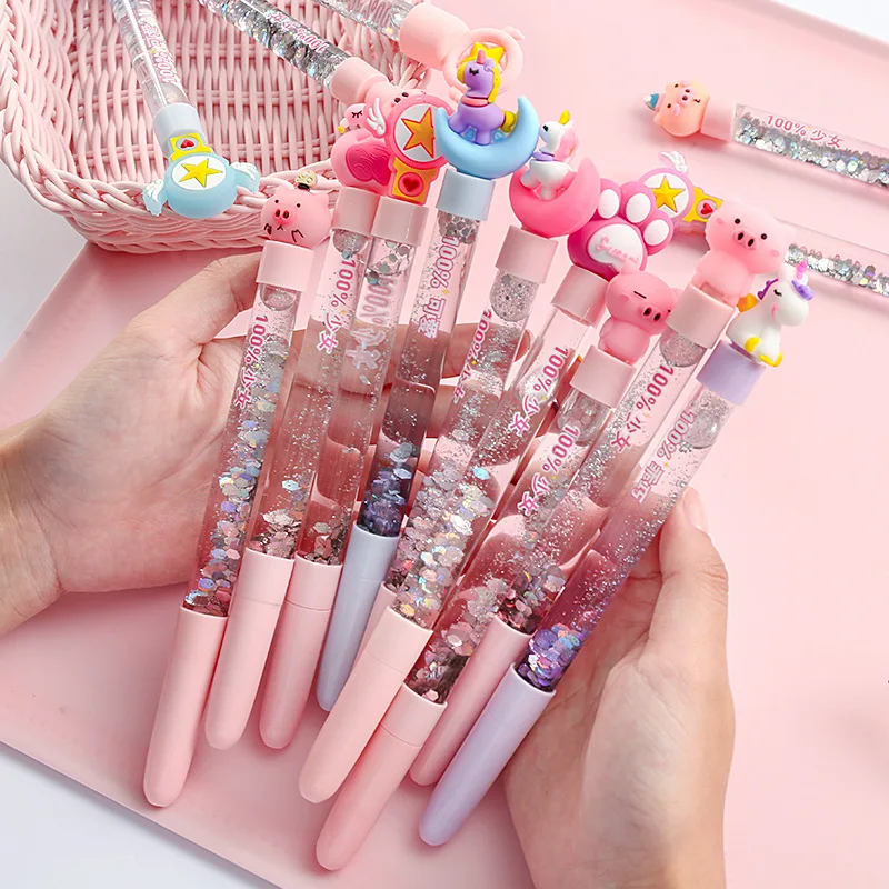 Glitter Unicorn Gel Pens Stationary Kawaii Fairy Kei