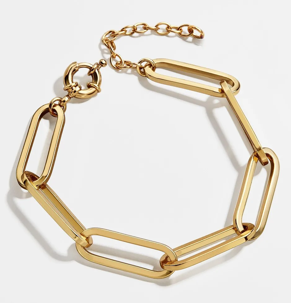 Thick Gold Chain Bracelet 