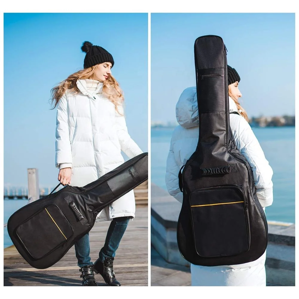 Beauenty 40-41 Inch Acoustic Guitar Bag Oxford Waterproof Guitar Bag