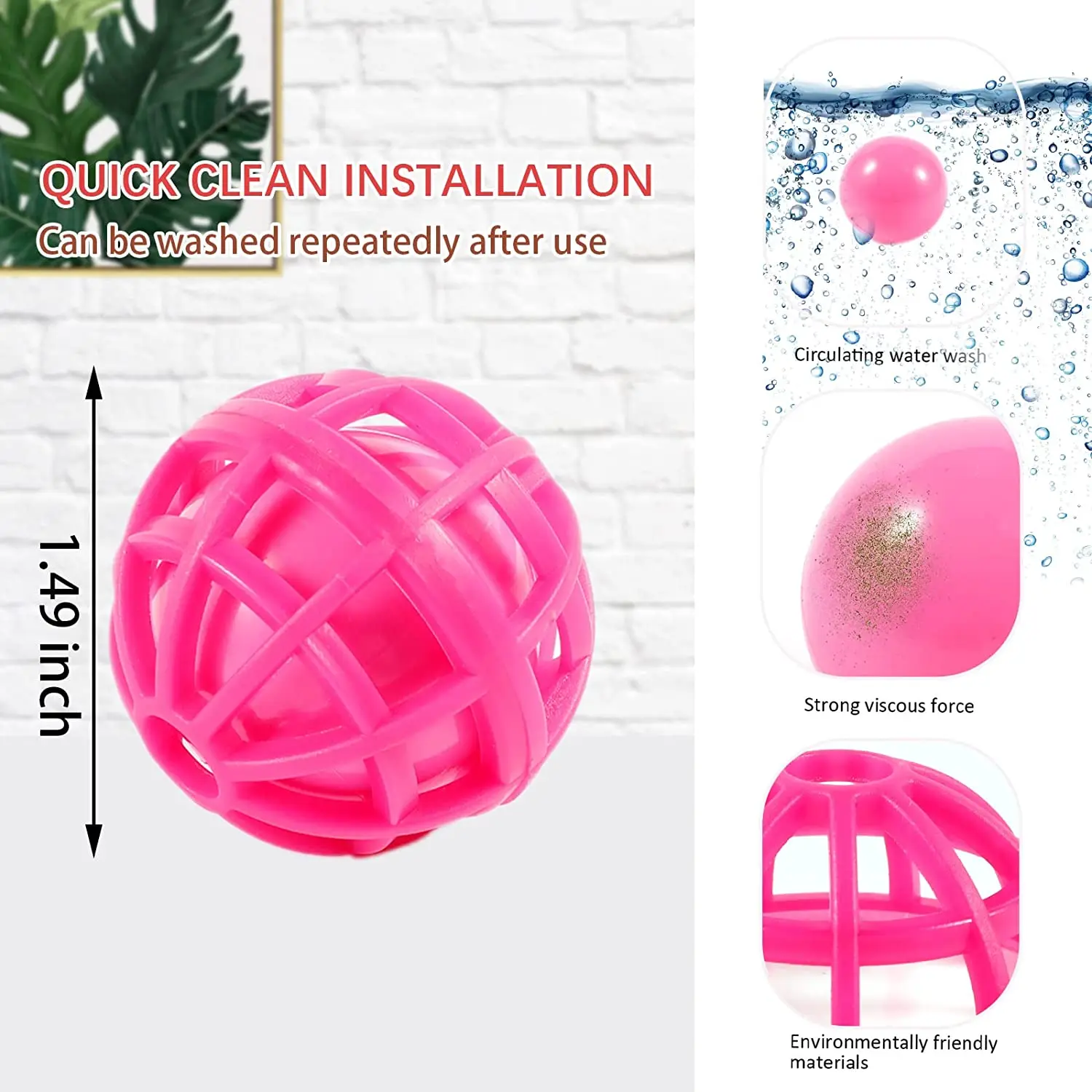 Amazon Hot Selling Sauberkugel Purse Cleaning Ball The Clean Ball For